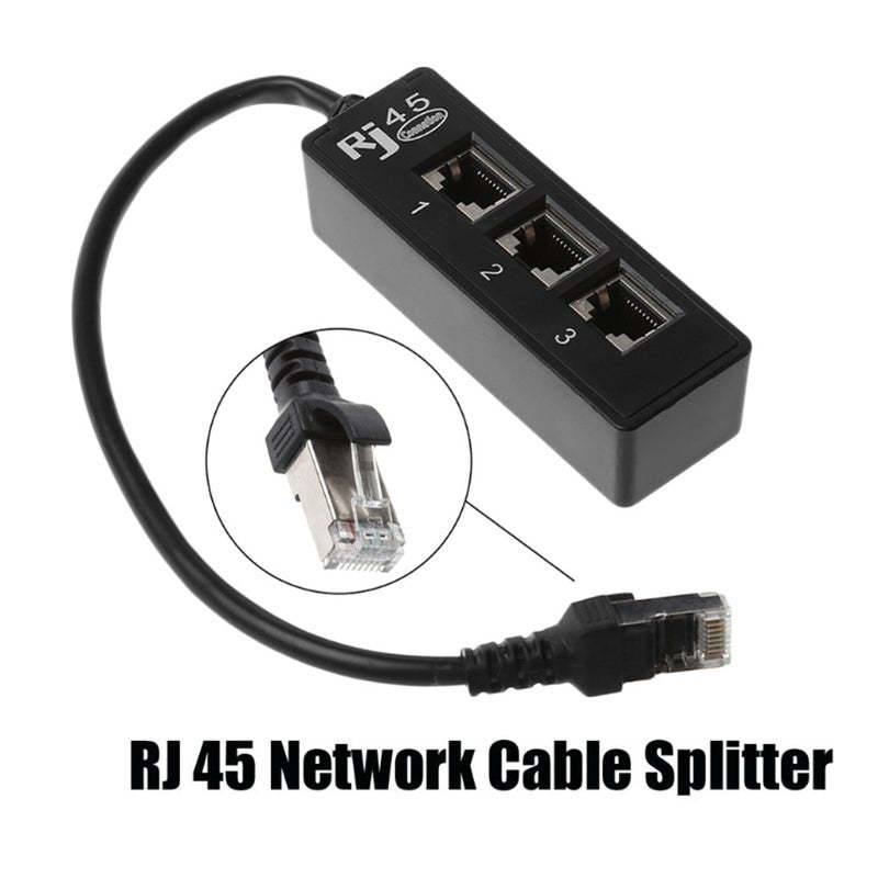Network One-to-three Network Cable Split Line Adapter